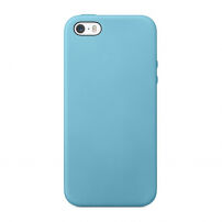 Elegantný kryt na Apple iPhone 5 / 5S / SE (2016) – svetlomodrý
