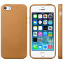 Elegantný kryt na Apple iPhone 5 / 5S / SE (2016) – hnedý