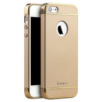 IPAKY elegantný kryt pre iPhone 5 / 5S / SE (2016) – zlatý