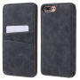 Flipové vintage puzdro pre iPhone 7 Plus/8 Plus – sivé