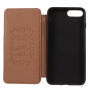 Flipové vintage puzdro pre iPhone 7 Plus/8 Plus – sivé