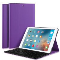 Bezdrôtová klávesnica a kryt pre iPad 9,7" (2017/2018) / iPad Air – fialová