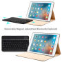 Bezdrôtová klávesnica a kryt pre iPad 9,7" (2017/2018) / iPad Air – zlatá