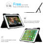 Odolný kryt s klávesnicou pre iPad 9,7" (2017/2018)/Air 1/2/Pro 9,7" a Pencil – čierna