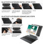 Odolný kryt s klávesnicou pre iPad 9,7" (2017/2018)/Air 1/2/Pro 9,7" a Pencil – čierna