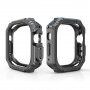 Odolné puzdro so vzorom karbónových vlákien pre Apple Watch Ultra 49 mm - čierne