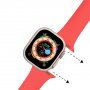Silikónový remienok s kovovým magnetickým zapínaním pre Apple Watch Ultra 49mm / 46mm / 45mm / 44mm / 42mm - modrý