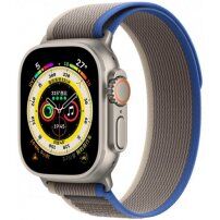 Nylonový remienok trailový ťah pre Apple Watch Ultra 49mm / 46mm / 45mm / 44mm / 42mm - modrosivý
