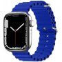 Silikónový oceánsky remienok pre Apple Watch Ultra 49mm / 46mm / 45mm / 44mm / 42mm - modrý