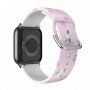 Remienok so vzorom pre Apple Watch 42mm / 41mm / 40mm / 38mm - králičky