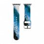 Remienok so vzorom pre Apple Watch Ultra 49mm / 46mm / 45mm / 44mm / 42mm - modrý mramor