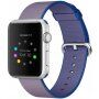 Tkaný nylonový remienok pre Apple Watch Ultra 49mm / 46mm / 45mm / 44mm / 42mm - kráľovsky-modrý