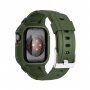 Odolné Armor puzdro s remienkom pre Apple Watch Ultra 49mm - olivové