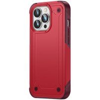 Superodolný ochranný kryt pre iPhone 14 Pro Max - červený