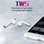ZEALOT H20 Bluetooth bezdrôtové slúchadlá s nabíjacím puzdrom - biela