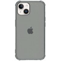 Transparentný kryt so zosilnenými rohmi pre iPhone 14 Plus - sivý