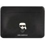 Karl Lagerfeld Saffiano Ikonik obálka pre iPad Pro 12,9" / MacBook do 14" - čierna