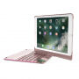 Otočné puzdro s klávesnicou pre iPad 9,7" (2017/2018) / Pro 9,7" / Air 1 / 2 – ružovo-zlaté