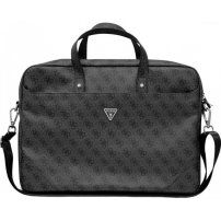 Guess 4G Triangle Logo taška pre MacBook do 16" - čierna