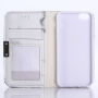 Flipové puzdro pre iPhone 5 / 5S / SE (2016) – biely mramor