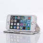 Flipové puzdro pre iPhone 5 / 5S / SE (2016) – biely mramor