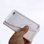 Flipové puzdro pre iPhone 5 / 5S / SE (2016) – biely mramor