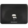 Karl Lagerfeld Saffiano Ikonik obálka pre MacBook do 16" - čierna