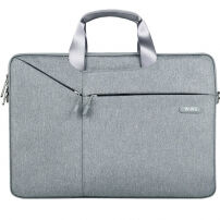 Wiwu štýlová taška pre iPad do 13" / MacBook do 14" – svetlosivá