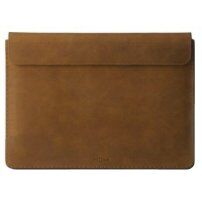 FIXED Oxford kožená obálka s prešívaním pre MacBook Pro 16" (A2141 / A2485 / A2780 / A2991) - hnedá