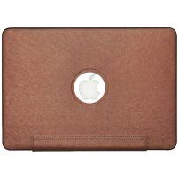 Kožený kryt pre MacBook Pro 16" (A2485) - hnedý