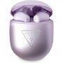 Guess True Wireless Triangle Logo bezdrôtové slúchadlá pre zariadenia Apple - fialová