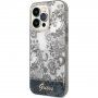 Guess Toile De Jouy kryt pre iPhone 14 Pro Max - sivý