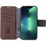 Decoded Detachable Wallet 2 v 1 odnímateľné flipové puzdro pre iPhone 14 - hnedé