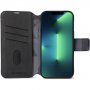 Decoded Detachable Wallet 2 v 1 odnímateľné flipové puzdro pre iPhone 14 Pro - čierne