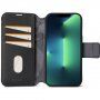 Decoded Detachable Wallet 2 v 1 odnímateľné flipové puzdro pre iPhone 14 Plus - čierne