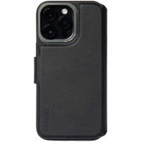 Decoded Detachable Wallet 2 v 1 odnímateľné flipové puzdro pre iPhone 14 Pro - čierne