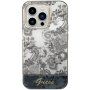 Guess Toile De Jouy kryt pre iPhone 14 Pro Max - sivý