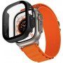 PanzerGlass™ Full Protection puzdro s tvrdeným sklom pre Apple Watch Ultra 49 mm - čierne