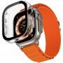 PanzerGlass™ Full Protection puzdro s tvrdeným sklom pre Apple Watch Ultra 49 mm - číre