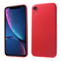 Ultratenký plastový kryt pre iPhone XR – červená