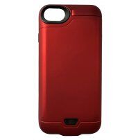 Kryt s externou batériou pre iPhone 6 / 6S / 7 / 8 / SE (2020/2022) - 5 000 mAh - červený