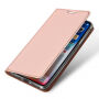 DUX DUCIS flipové puzdro pre iPhone XR – ružovo-zlatá