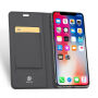 DUX DUCIS flipové puzdro pre iPhone XR – sivá