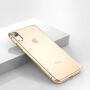 BASEUS Simplicity kryt pre iPhone XR – zlatá