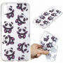 Kryt z mäkkého plastu pre iPhone XR – pandy