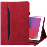 Elegantné puzdro s priestorom na karty pre iPad 10,2" (2019-2021) / Air 3 (2019) / Pro 10,5" - červené