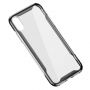 BASEUS Armor transparentný kryt s rámčekom pre iPhone XR – čierna