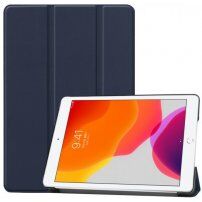 Puzdro z PU kože s funkciou uspania pre iPad Air 3 (2019) / Pro 10,5" - tmavomodré