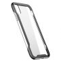 BASEUS Armor transparentný kryt s rámčekom pre iPhone XR – čierna