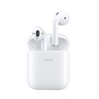 JOYROOM JR-T03S bezdrôtové slúchadlá s bezdrôtovým nabíjaním pre Apple zariadenia - biela